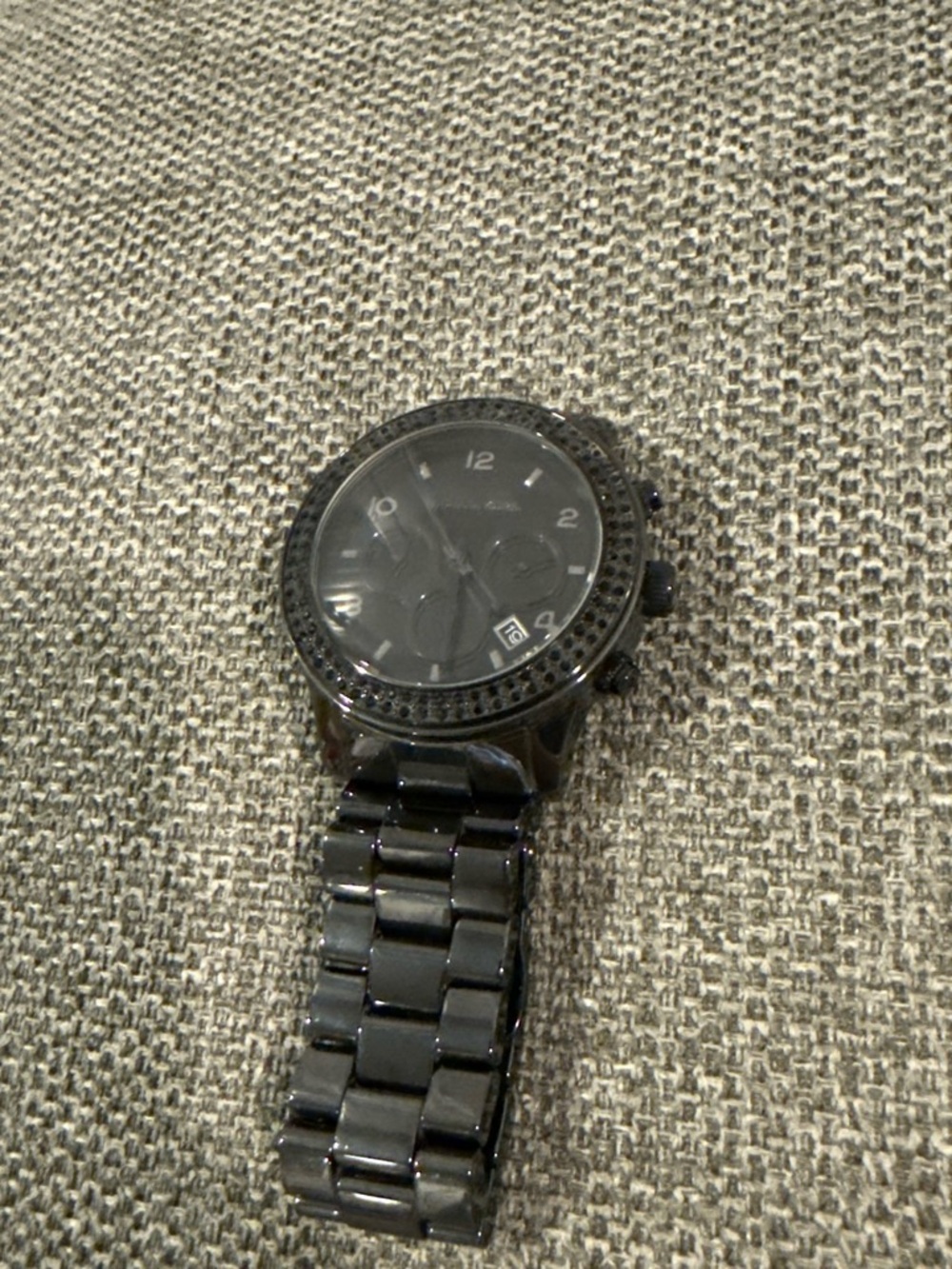Black Women Chronograph Bracelet Watch